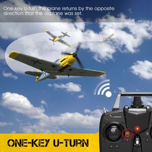 RC Warcraft EPP RTF BF109 2.4G 6 assi One Key di ritorno <span class=keywords><strong>Drone</strong></span> acrobatico 3D ad ala fissa Trainer batteria telecomando aereo - Product Image 5