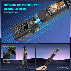 DJI Osmo Pocket3 Pocket4 ชุดส่งสัญญาณภาพและเสียงไร้สาย 500 เมตร เหมาะสำหรับการถ่ายทอดสดกลางแจ้งบน <span class=keywords><strong>Facebook</strong></span> Youtube Tiktok - Product Image 6
