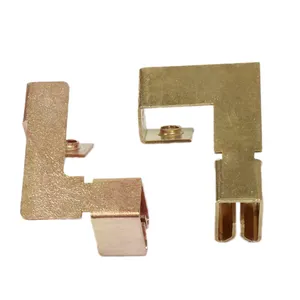 Customized Metal Stamping Parts Brass Bracket Automotive Hardware Stamping Parts