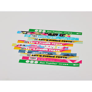 [AnyWristband] Pulseras de colores completos para control de acceso Pulseras TYVEK de colores completos Tipo individual 25 mm (1 pulgada) - Product Image 3