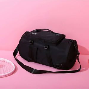 Échantillon gratuit, sac de sport personnalisé à grande capacité, sac de voyage à carreaux, compartiment pour chaussures, sac de sport - Product Image 2