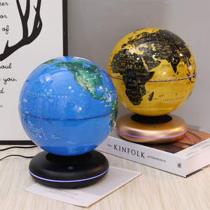 Hot Sale Customized Suspended Handicraft Decor Touch Remote Control Earth USB Charge Magnetic Floating LED Globe - Product Image 2