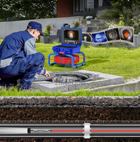 Caméra d'inspection de forage et de canalisation, endoscope de 20m-100m, diamètre 7mm 5mm, pour égouts et tuyaux, vente en gros usine