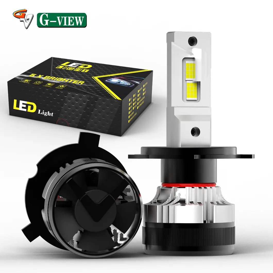 Gview Auto Lighting system G12W series LED CSP 4575 Chips LED Headlights H4 Auto Led Headlights for car accessories