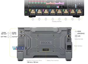 Universal Source MHO5056 & MHO5104 Analog 4-Channel Digital Oscilloscope 1GHz Bandwidth Electronic Measuring <b>Instrument</b> - Product Image 4