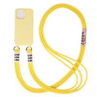 Étui de téléphone souple avec cordon bandoulière pour iPhone 13 Pro Max 14 Pro XS XR X 8 7 Plus, coque en silicone avec sangle coréenne
