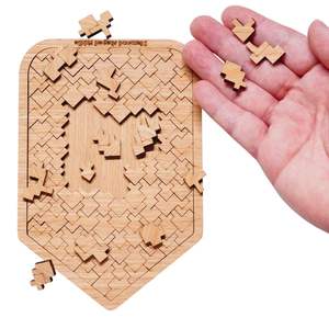 Rompecabezas Prismático de Madera 3D, Nivel de Dificultad 10, Juguete Educativo, Regalo Inmersivo para Cumpleaños de Amigos - Product Image 4