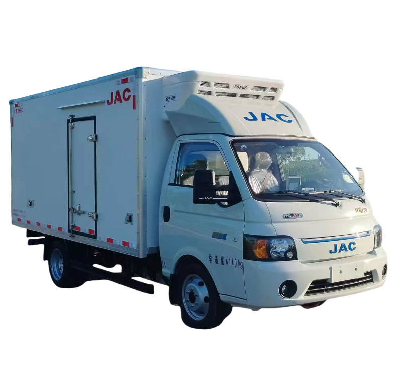 Electric Energy Automatic JAC 1.5 Ton Refrigerated Trucks for Fruits and Vegetables Fresh Transportation