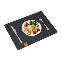 2 Packs de tapis d'équipement de DJ antistatique 3mm Platter Slipmat for LP Record Players Anti-Static Felt Pads & Mats