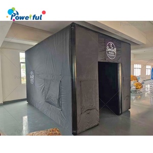 Tente de simulation de golf gonflable étanche en PVC pour événements sportifs en plein air avec écran – Populaire - Product Image 4