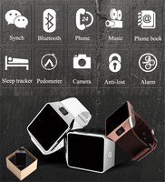 Reloj Inteligente Genérico Genuino DZ09 W34 T500 W26 V8 Dz 09 Smartwatch con Ranura para Tarjeta Sim y Cámara Electrónico Original 2022