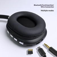Casque sans fil supra-auriculaire ANC à son immersif pour le jeu quotidien, le streaming en direct et les longues sessions