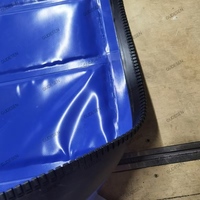 Barrière thermique hermétique à fermeture automatique, portes à enroulement rapide avec joint magnétique