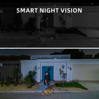 Sonnette de porte sans fil Bluelock TTLock avec caméra 1080P HD, vision nocturne, communication bidirectionnelle, capteur de mouvement PIR, anti-effraction, sécurité domestique