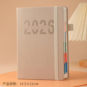 Nuovo arrivo 2026 A5 Notebook con calendario di 365 giorni Agenda in pelle portatile libro piano giornaliero cancelleria per la scuola e l'ufficio - Product Image 6