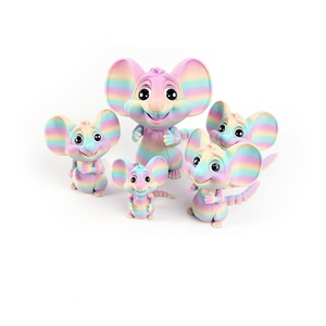 Juguete de Dragón con Orejas Grandes Impreso en 3D, Figura Articulada, Adorno de Escritorio de Animal Adorable, Material PLA Duradero, Regalo de Cumpleaños para Niños - Product Image 1