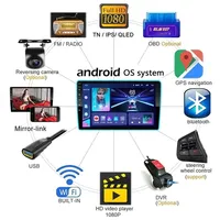 Autoradio Android Mazda 5 2005-2010 Multimédia Carplay Mirror Link SDK AUX 2Din Stéréo Navigation GPS