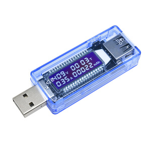 LCD USB şarj aleti Doktor Kapasite zaman gerilim dedektörü Ölçer pil test cihazı - Product Image 3