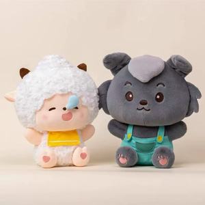 Peluche di Pecore Pigre - Serie Little Huihui e Bo Bo (Serie Lupo Grigio e Orso Abbraccio) - Product Image 5