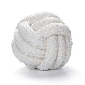 Inshare Wohndekor Großhandel Weicher Knotenball-Kissen Samt Rundes Dekokissen Dekoratives Knotenkissen - Product Image 6