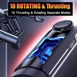 Juguetes Automáticos para Hombres con Función de Empuje, Masturbador de Bolsillo con Funda de Silicona Realista - <span class=keywords><strong>Juegos</strong></span> Eróticos para Pene - Product Image 2