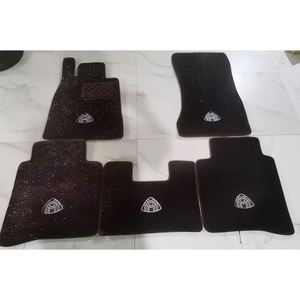 Tapis de sol de qualité supérieure pour Mercedes-Benz, Ferrari, Rolls-Royce, sur mesure, 20 mm, super épais, texture velours, aiguilleté, ensemble complet de 4 pièces - Product Image 5