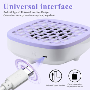 Colector <span class=keywords><strong>de</strong></span> Polvo <span class=keywords><strong>de</strong></span> <span class=keywords><strong>Uñas</strong></span> Portátil Mini USB, Aspiradora <span class=keywords><strong>de</strong></span> <span class=keywords><strong>Uñas</strong></span> <span class=keywords><strong>de</strong></span> Succión Fuerte con Almohadillas Filtrantes para Salón, Hogar, Manicura DIY - Product Image 2