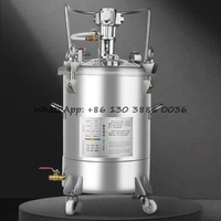 Pistolet pulvérisateur de 20 litres, régulateur, agitateur, réservoir sous pression, acier inoxydable 304, réservoir sous pression d'air