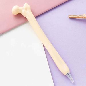 Bolígrafos Creativos con Diseño Realista de Hueso para Oficina, Estudio, Diversión, Ambiente Espeluznante de Halloween, Esenciales para el Regreso a Clases - Product Image 1