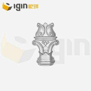 Tapa de poste de escalera de aluminio Igin 25x25mm pulida 6063T5 fundida a presión para decoración de vallas de jardín - Product Image 2