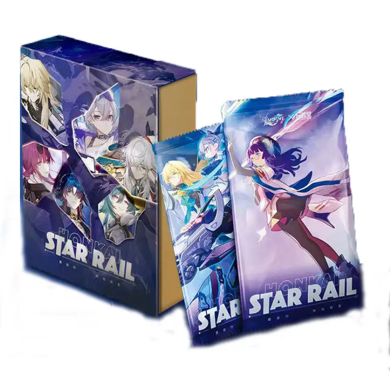 Usine en gros 36/48 boîtes Serval carte à jouer Honkai impact Star Rail cartes de collection