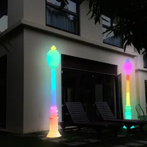 Cột Đèn Đường PE RGB 16 Màu Thiết Kế Mới 2022 Cột Đèn Cao