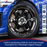 Vente flash - Jantes forgées monobloc concaves chromées polies 18x9.5 19x10.5 5x114.3 pour Subaru WRX STI S209