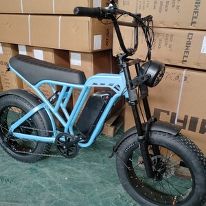 <span class=keywords><strong>Vélo</strong></span> <span class=keywords><strong>Électrique</strong></span> Hybride Urbain Tout-Terrain 250W 48V avec Pneus Larges 20 <span class=keywords><strong>Pouces</strong></span>, Moteur Arrière 7 Vitesses, Batterie Lithium et <span class=keywords><strong>Porte</strong></span>-Bagages Arrière – Modèle Tendance - Product Image 5