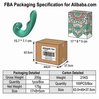 CE FCC RoHS UKCA REACH Zertifiziert 10 Jahre Serviceerfahrung Amazon FBA Prep 10-Frequenz Dual-Stimulation Saugnapf G-Punkt Vibrator