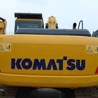 Excavatrice Komatsu PC160 d'occasion à faible nombre d'heures, 16 tonnes, godet de 0,65 m, économie de carburant, prête à être expédiée
