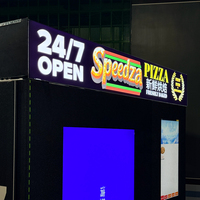 Máquina Expendedora de Pizza con Lector de Billetes y Tarjetas, Compatible con Múltiples Métodos de Pago, Kiosco Automatizado de Comida
