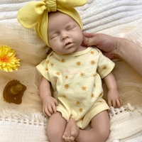 Muñeca Bebé Reborn de Silicona Suave, Realista, con Textura de Piel Real, 18 Pulgadas, Anatómicamente Correcta, Compañera para Niñas