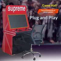 Atari Oyun Kabini Jetonlu Büyük Ölçekli 2 Kişilik Dövüş Oyunu Masaüstü Ev Ticari Çift Joystickli Hepsi Bir Arada Makine