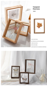 Khung ảnh Bảng hiển thị đôi bên ép hoa khung chưa hoàn thành thông gỗ khung ảnh bằng gỗ in kỹ thuật số 3-7 ngày - Product Image 6