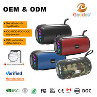 Altavoces Inalámbricos BT Portátiles OEM, Mini Subwoofer para Deportes al Aire Libre, Supergraves, Luz RGB, 5W, Altavoz Inalámbrico Personalizado de Fábrica