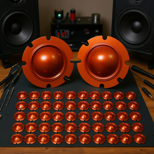 Diaframma per Driver a Compressione in Titanio da 2 Pollici, 50 Pezzi, Accessorio Audio, Parte di Ricambio - Product Image 2