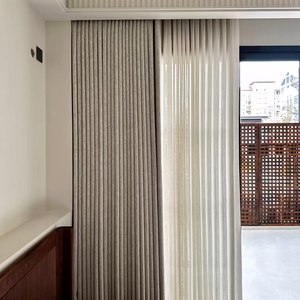 Chất lượng cao handmade <span class=keywords><strong>Linen</strong></span> S sóng xếp li rèm cửa tùy chỉnh kích thước khách sạn & nhà Sheer vải valances Hot Bán bởi nhà máy - Product Image 4