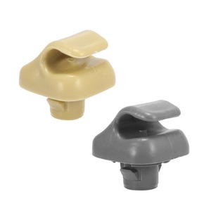 Sun Visor <b>Clips</b> For Honda Fit Accord City Odyssey CRV Civic Gray Khaki Plastic Easy Installation Roof Mount - Product Image 4