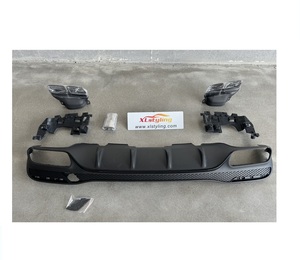 Diffusore posteriore per Kit carrozzeria W177 di <span class=keywords><strong>classe</strong></span> <span class=keywords><strong>A</strong></span> e punte per Benz un labbro posteriore per berlina sportiva W177 di <span class=keywords><strong>classe</strong></span> <span class=keywords><strong>A</strong></span> con punte di scarico 2019 202 - Product Image 1