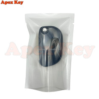 Boîtier de clé de voiture à distance à 3 boutons pour Maserati Gran Turismo Quattroporte, lame non taillée, remplacement de la coque de clé, noir ABS