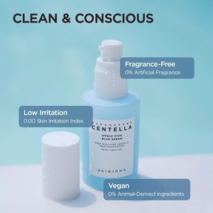 SKIN1004 Centella Hyalu-Cica Blue Serum 50ml Siero Idratante per il Viso con Centella Asiatica del Madagascar - Product Image 6
