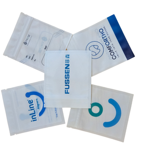 Aligneurs transparents imprimés sur mesure emballage trois sacs scellés sur le côté réutilisables fermeture éclair pour la maison retenue des dents sacs en mylar - Product Image 3