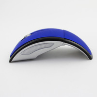 Souris pliante sans fil 2.4G souris sans fil USB récepteurs pliables jeux ordinateur portable accessoire