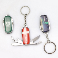 Logo personnalisé Mini Couteaux Souvenir Cadeaux Couteau De Poche Pliant En Métal